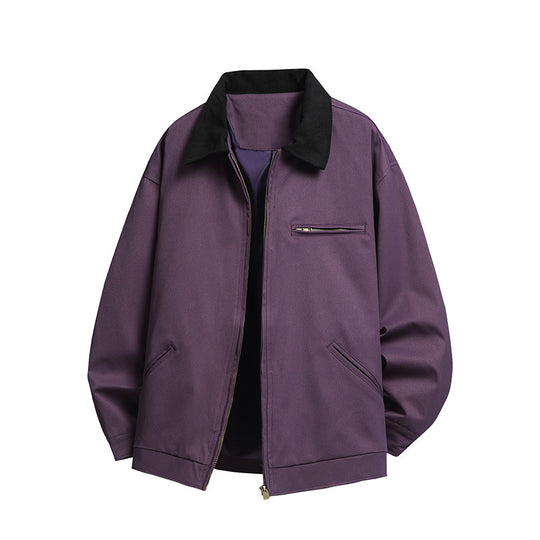 Herren Modische Übergangsjacke mit hohen Kragen und praktischen Taschen Nord Taschen