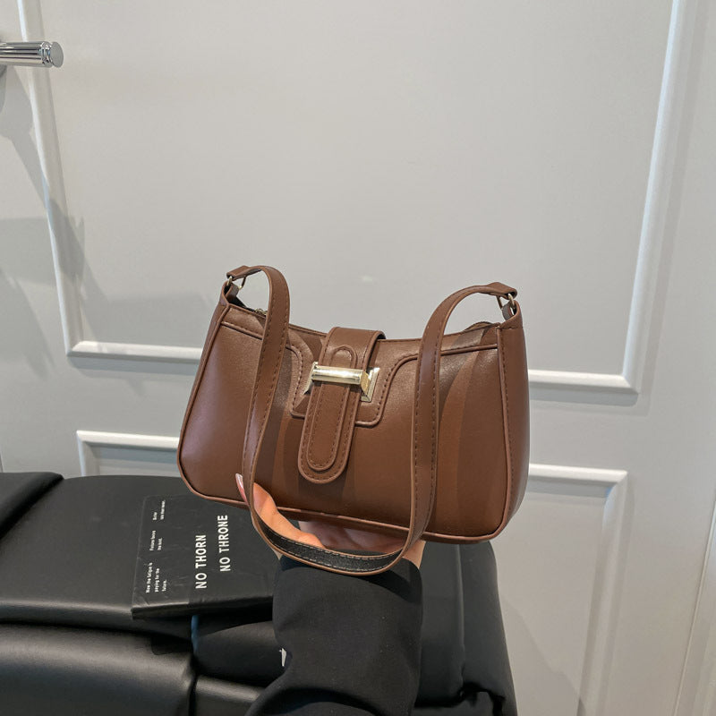 Damen elegante Umhängetasche mit praktischem Verschluss Nord Taschen