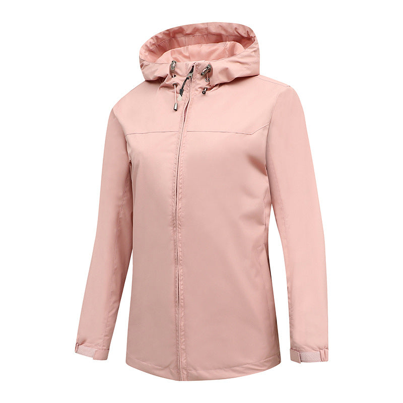 Herren Ultraleichte packbare Regenjacke mit Kapuze und verdecktem Reißverschluss Nord Taschen