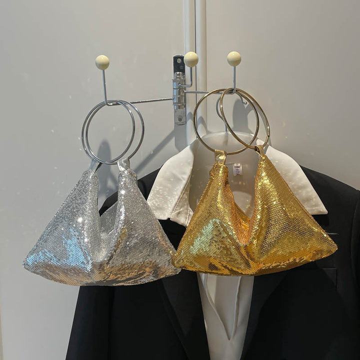Damen glamouröse Glitzerhandtasche Nord Taschen