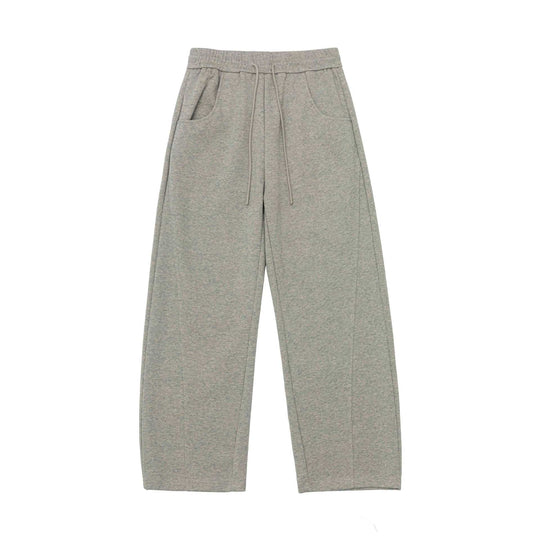 Damen Locker geschnittene Sweat-Culotte mit Tunnelzugbund und Faltennaht Nord Taschen