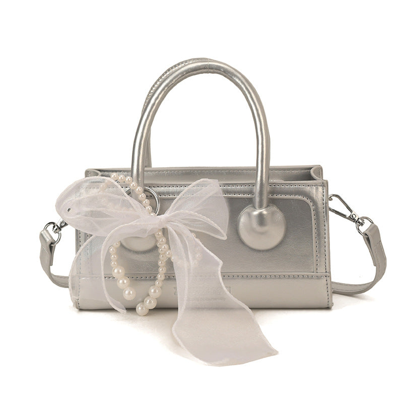 Damen elegante Handtasche mit Perlenakzent Nord Taschen