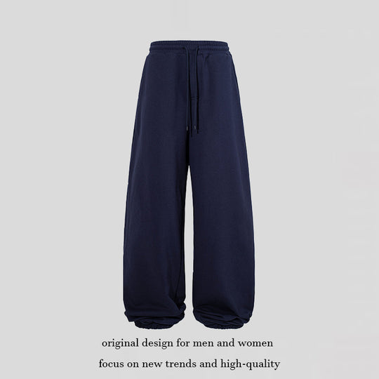 Damen Extraweite Palazzo-Sweathose mit hohem Komfortbund und Ballon-Saum Nord Taschen