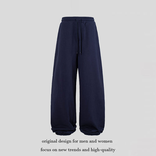 Damen Extraweite Palazzo-Sweathose mit hohem Komfortbund und Ballon-Saum Nord Taschen