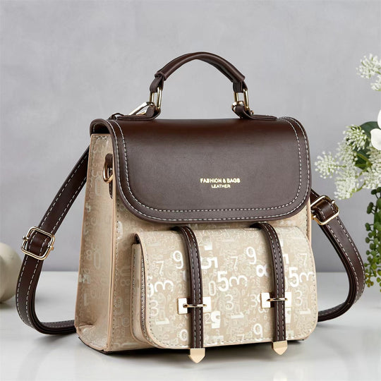 Damen Leder Rucksack Tasche Nord Taschen