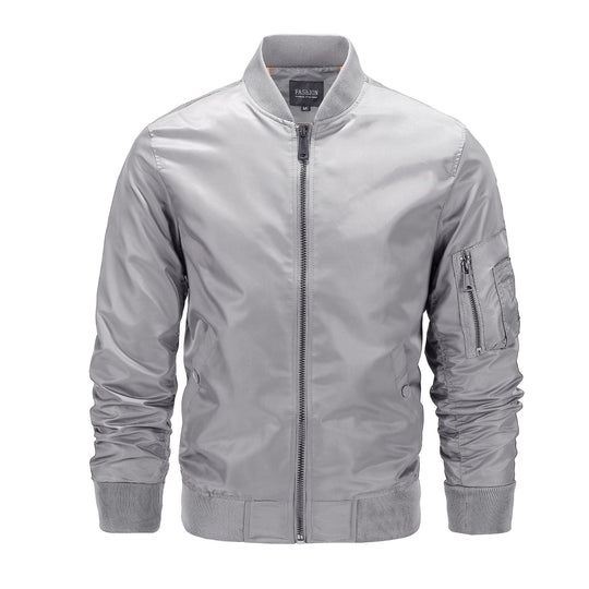 Herren Sportliche Bomberjacke Nord Taschen 1788417891