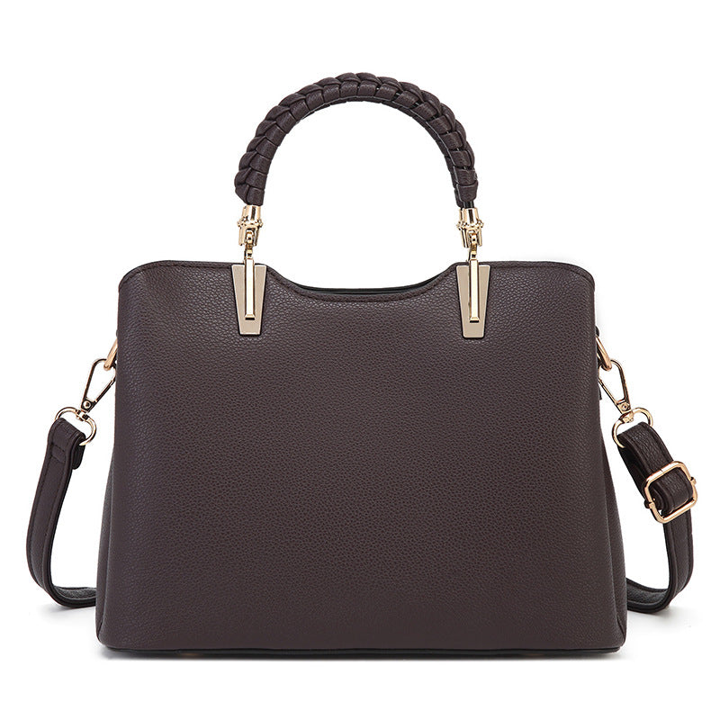 Damen Handtasche mit strukturierten Griffen und elegantem Innenfach Nord Taschen