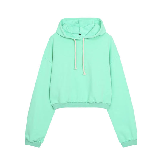 Damen Cropped-Hoodie und Palazzo-Loungehose Set Nord Taschen