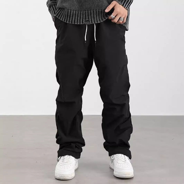 Herren lässige Cargo-Hose mit elastischem Bund und praktischen Taschen