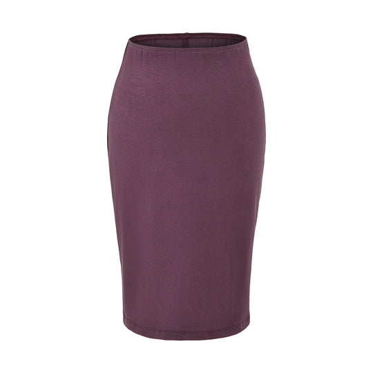 Damen Figurnaher Midirock aus Feinstrick mit elastischem Bund Nord Taschen