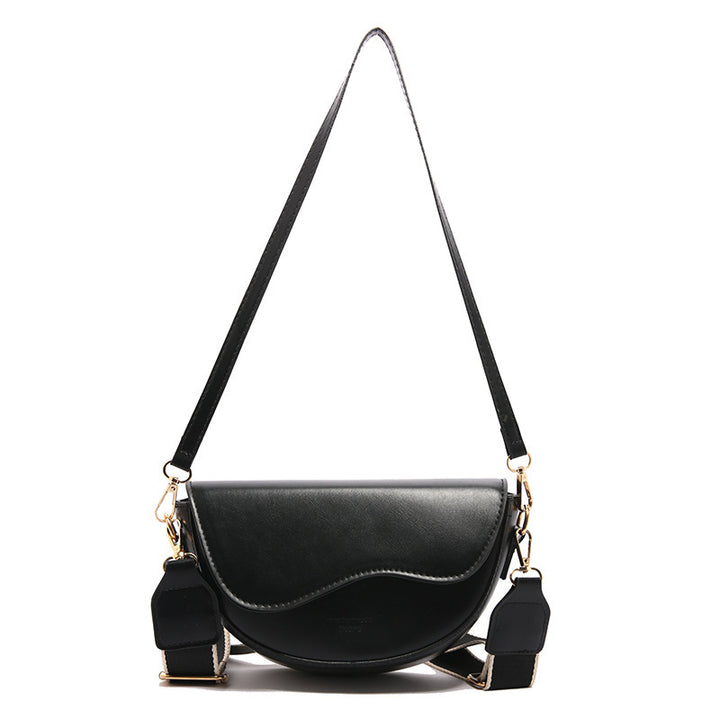 Damen Umhängetasche mit elegantem Kurvenmuster und praktischen Fächern Nord Taschen