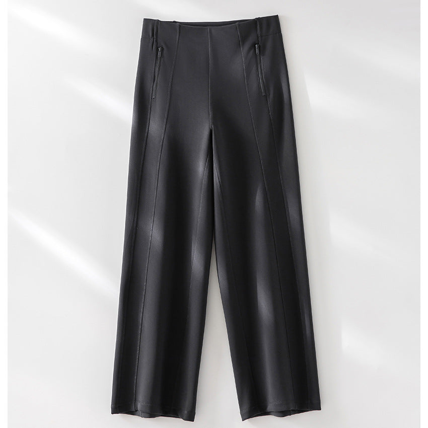 Damen Leichte Kapuzenjacke aus feinem Frottee mit taillierter Silhouette und Zwei-Wege-Reißverschluss Nord Taschen