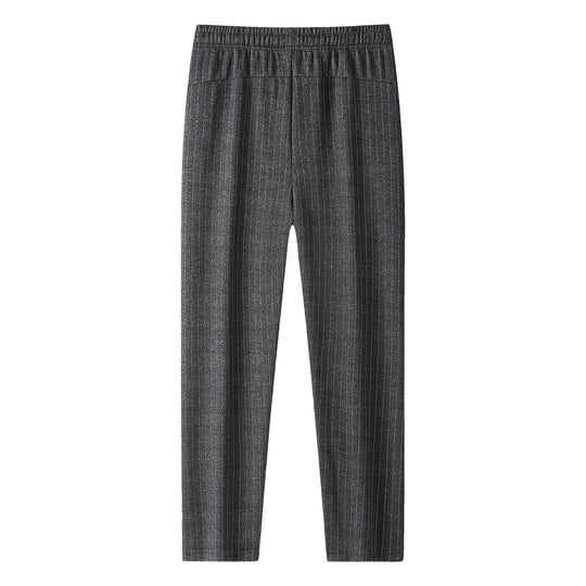 Herren schmal geschnittene Jogginghose mit Nadelstreifen und elastischem Bund Nord Taschen