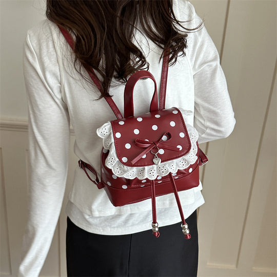 Damen Rucksackhandtasche mit verspieltem Puffärmel-Design Nord Taschen
