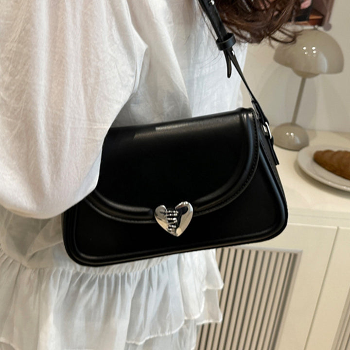Damen Crossbody Tasche mit Herzen-Verschluss Nord Taschen