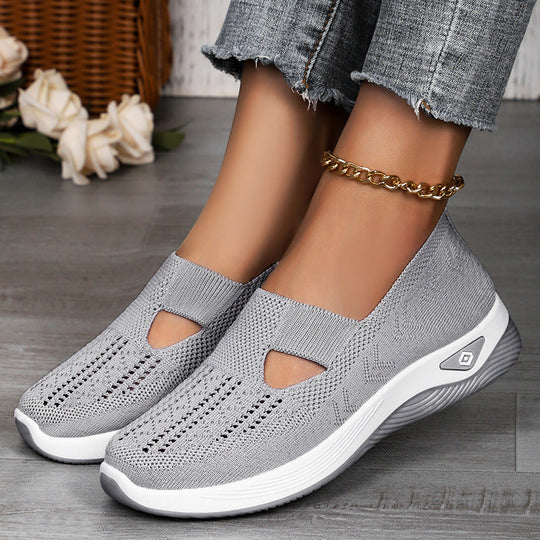 Damen Atmungsaktive Freizeit-Slipper mit elastischem Einschlupf und flexibler Sohle Nord Taschen