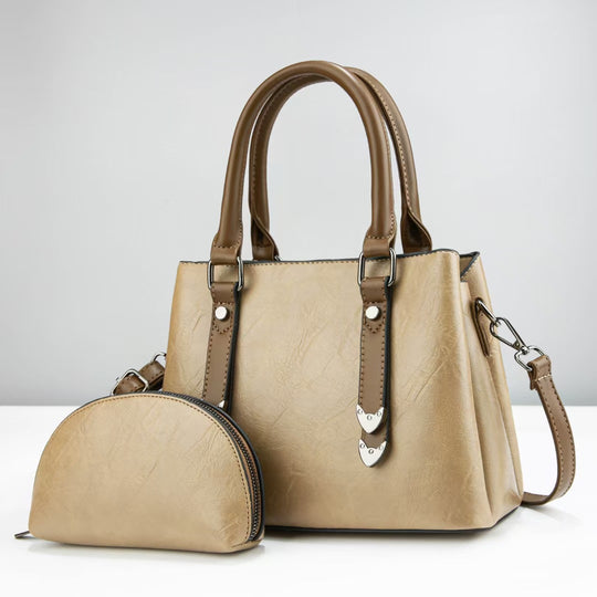 Damen Handtasche mit abnehmbarem Schulterriemen und praktischer Kosmetiktasche Nord Taschen