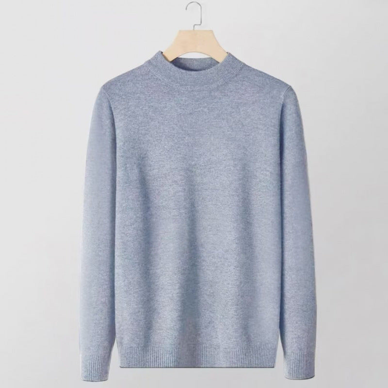 Damen Feinstrick-Stehkragenpullover aus Baumwollmix mit gerippten Bündchen Nord Taschen