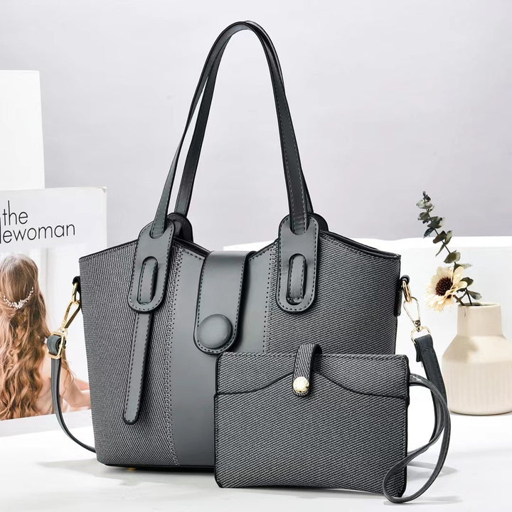 Damen elegante Tragetasche mit dazugehöriger Geldbörse Nord Taschen