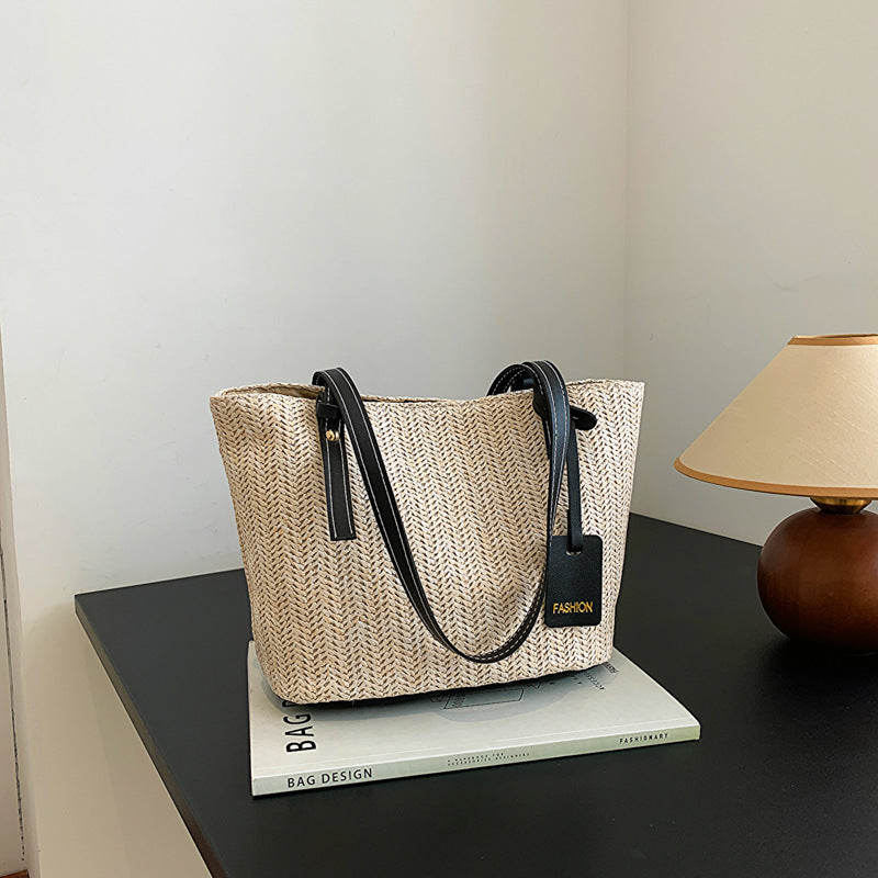 Damen elegance Handtasche aus geflochtenem Material Nord Taschen