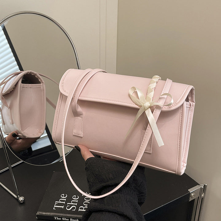 Damen elegante Umhängetasche mit schickem Knotenverschluss Nord Taschen