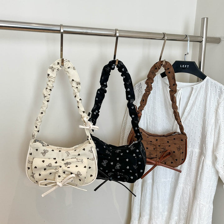 Damen modische Handtasche mit verspieltem Schleifendetail Nord Taschen
