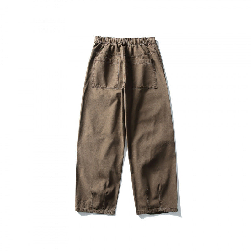 Unisex Weite Utility-Cargo-Hose im Relaxed-Fit mit Knieabnähern und elastischem Saum Nord Taschen