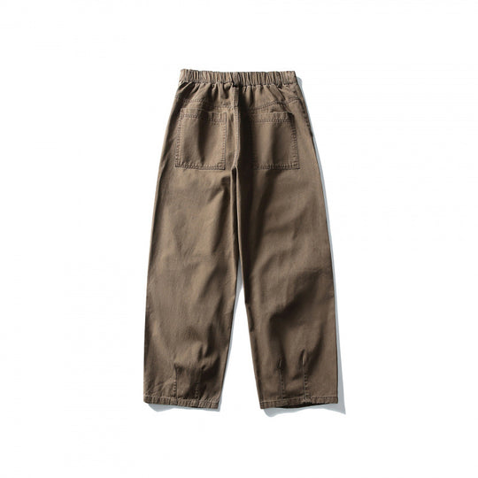 Unisex Weite Utility-Cargo-Hose im Relaxed-Fit mit Knieabnähern und elastischem Saum Nord Taschen