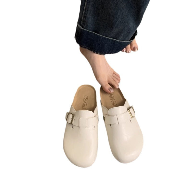 Damen Clogs mit bequemem Fußbett und modischen Schnallenverzierungen Nord Taschen
