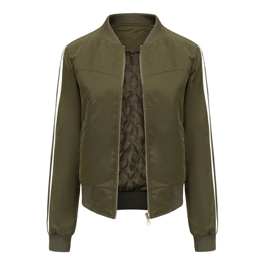Damen moderne Funktionsjacke mit sportlichen Streifen  Nord Taschen