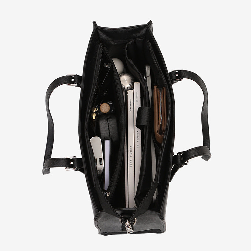 Damen elegante Tragetasche mit edler Oberflächenstruktur und geräumigem Innenraum Nord Taschen