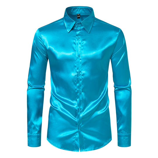 Elegantes Herren Seidenhemd