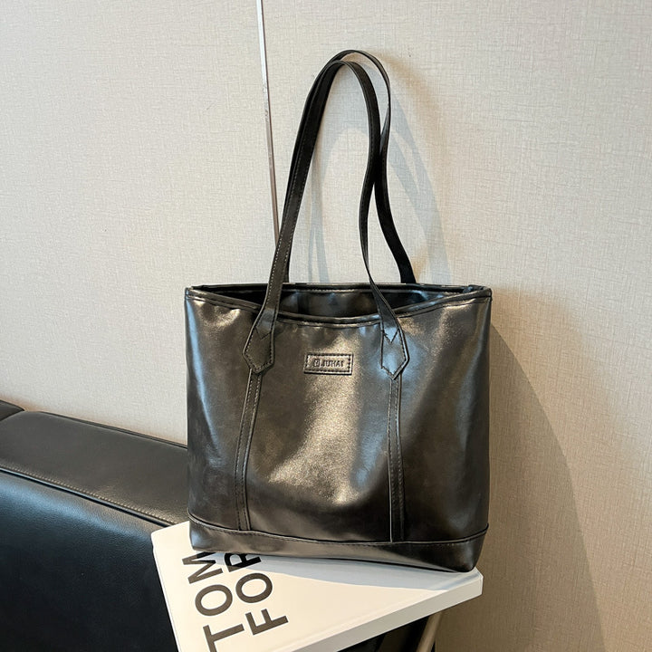 Damen komfortable Tragetasche mit strukturiertem Kunstleder Nord Taschen