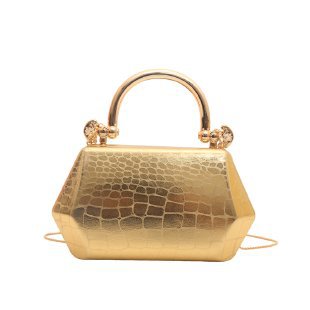 Damen stilvolle Handtasche mit exklusivem Metallgriff Nord Taschen