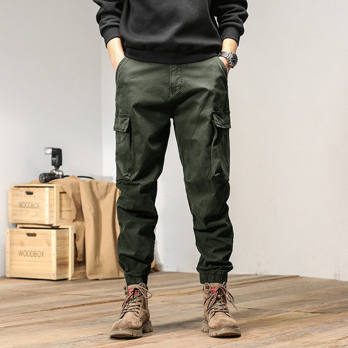 Herren Military-inspirierte Relaxed-Cargo-Jogger aus Ripstop-Baumwolle mit aufgesetzten Klappentaschen Nord Taschen