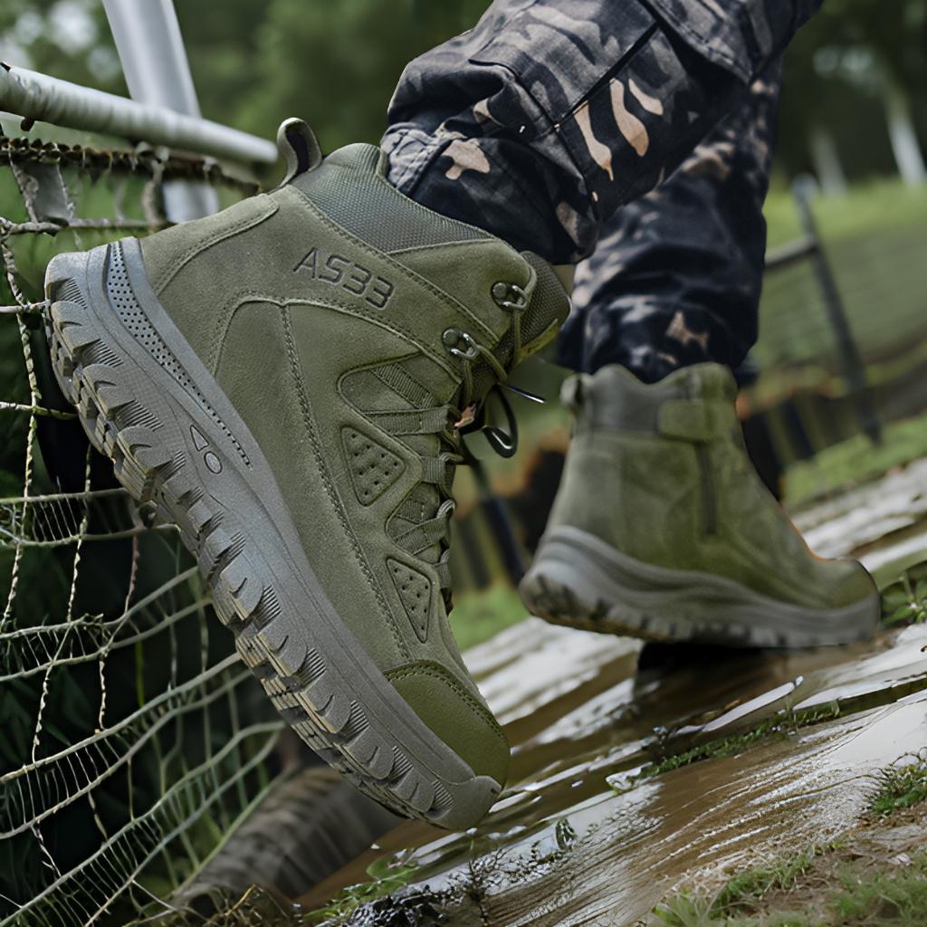 Herren wasserdichte Sicherheitsstiefel mit rutschfester Sohle und atmungsaktiver Membran - Vittorelli