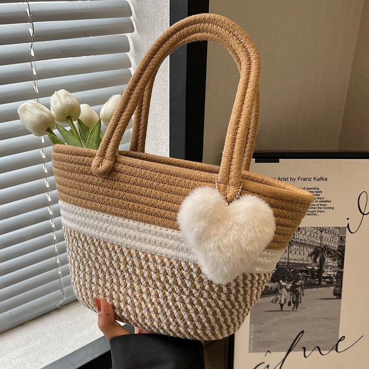Damen Strandtasche mit elegantem gewebten Design Nord Taschen