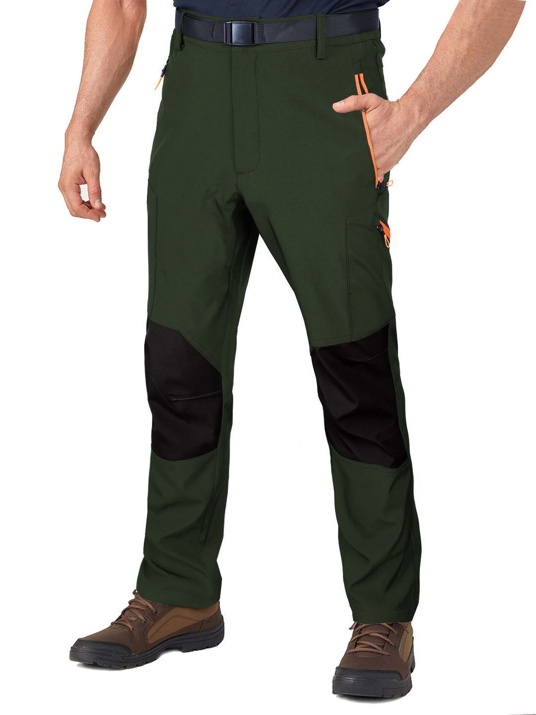 Men's  reinforced articulated hiking work trousers with zip utility pockets and abrasion-resistant knee panels Nord Taschen