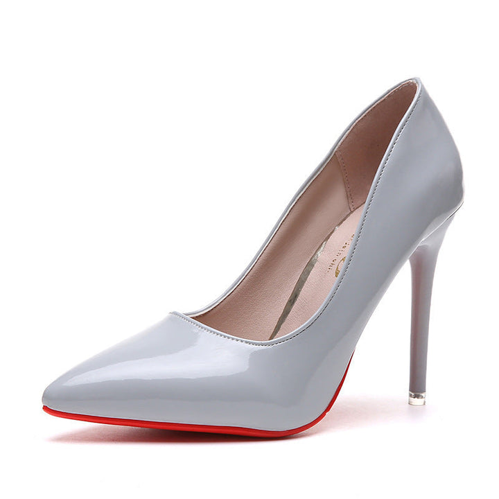 Damen Elegante Stiletto-Pumps mit hochglänzender Oberfläche