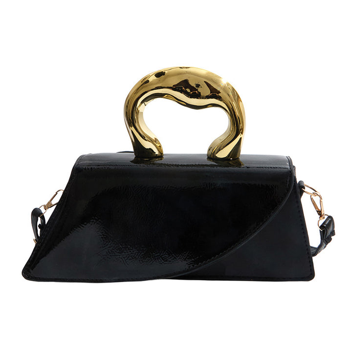 Damen Handtasche mit elegantem Goldgriff Nord Taschen