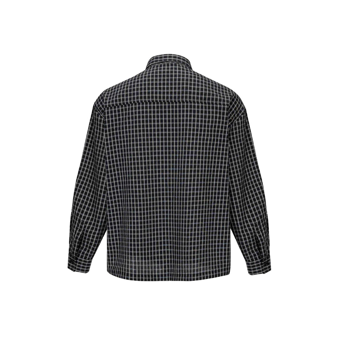 Herren Kariertes Flanellhemd im Overshirt‑Stil mit aufgesetzter Brusttasche Nord Taschen