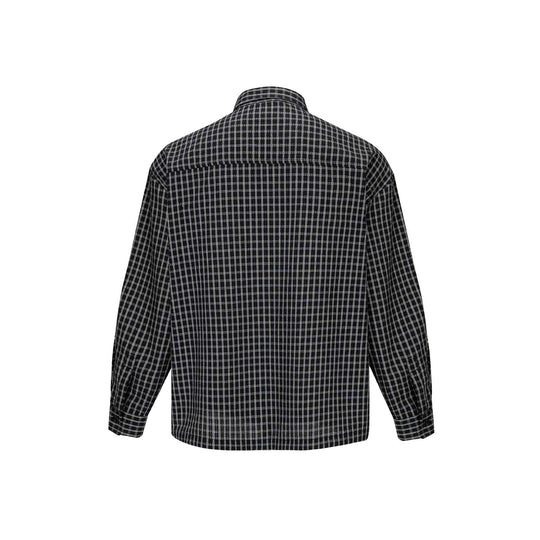 Herren Kariertes Flanellhemd im Overshirt‑Stil mit aufgesetzter Brusttasche Nord Taschen