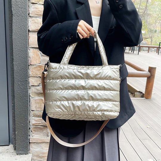 Damen modische Tragetasche mit abnehmbarem Schulterriemen Nord Taschen
