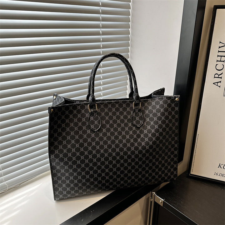 Damen elegante Tote-Tasche mit hochwertigem Monogramm-Design Nord Taschen