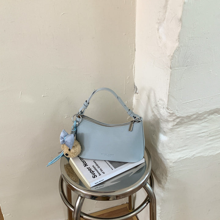 Damen Schultertasche mit niedlichem Anhänger Nord Taschen
