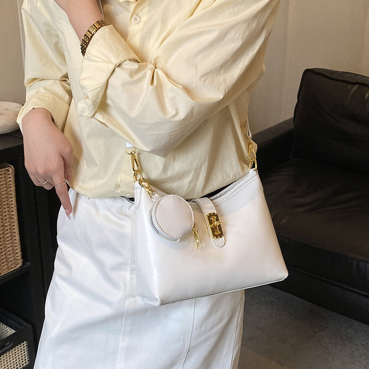 Damen elegante Umhängetasche mit strukturierter Tasche Nord Taschen