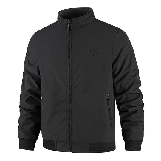 Herren Modische Übergangsjacke mit hohem Kragen und praktischen Seitentaschen Nord Taschen