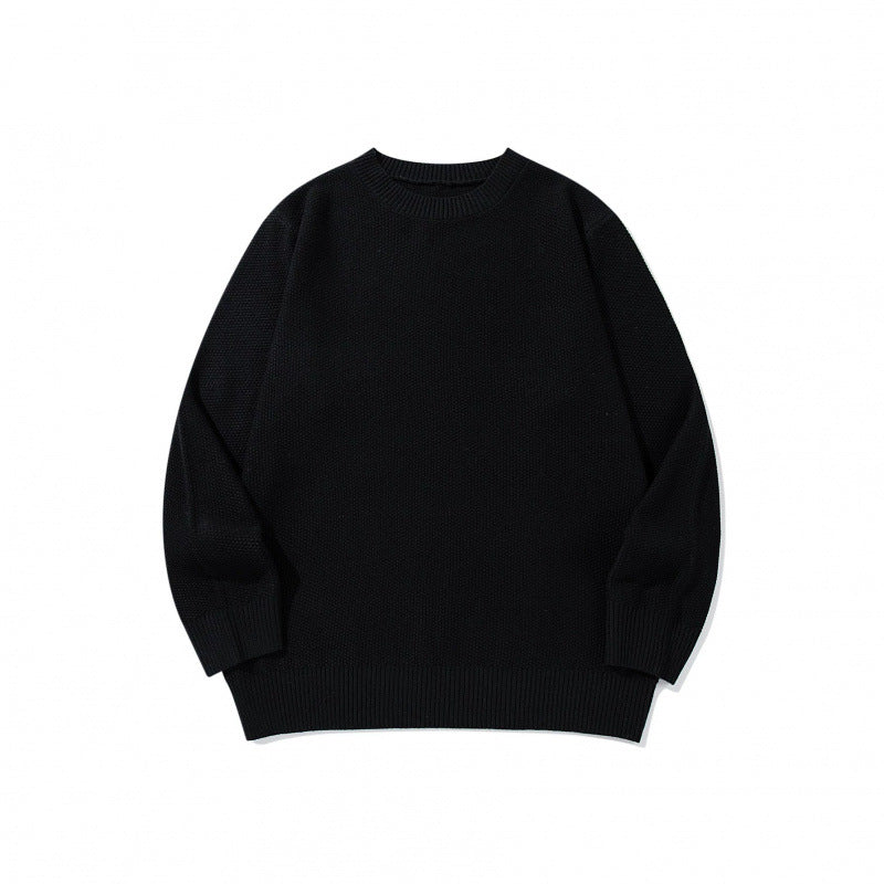 Unisex Boxy-Feinstrick-Pullover mit Waffelstruktur und geripptem Saum Nord Taschen