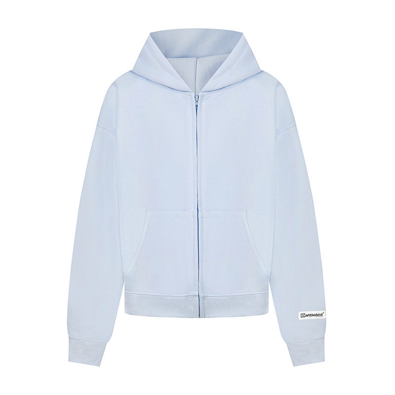 Damen Kapuzen‑Sweatjacke mit durchgehendem Reißverschluss, Kängurutasche und relaxed Fit Nord Taschen