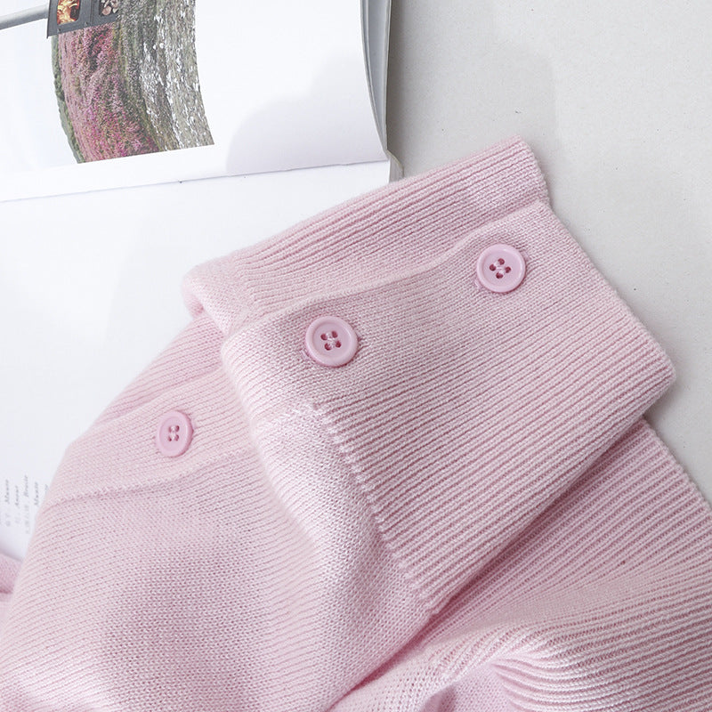 Damen Feiner Knopf-Cardigan mit Rundhalsausschnitt, schmaler Passform und Rippenabschlüssen Nord Taschen